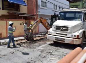 Macaé segue com obras do sistema de esgoto