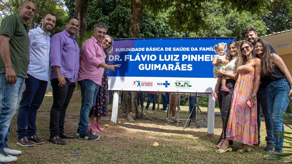 Subunidade de saúde do Córrego da Luz é reinaugurada no Sana