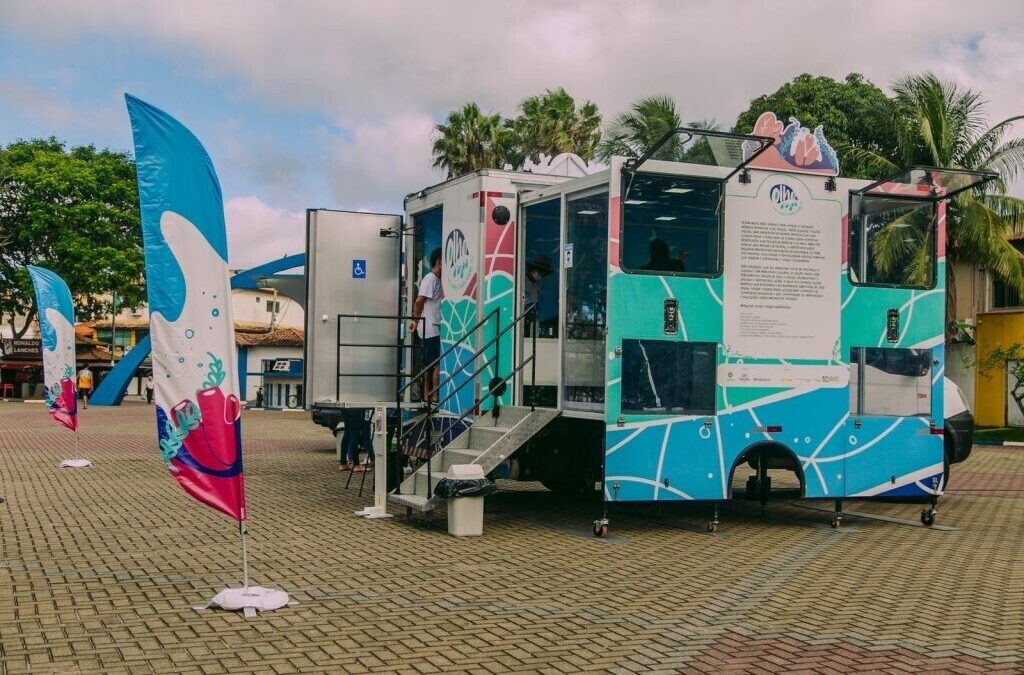 Barra de São João recebe exposição gratuita, com realidade virtual, sobre ciclo da água