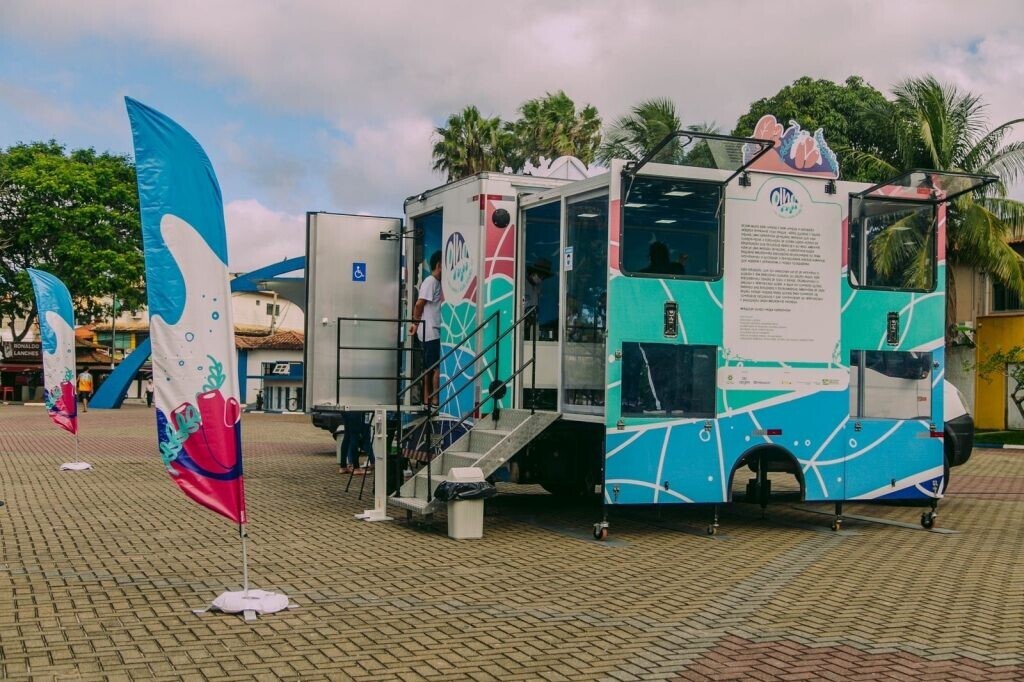 Barra de São João recebe exposição gratuita, com realidade virtual, sobre ciclo da água