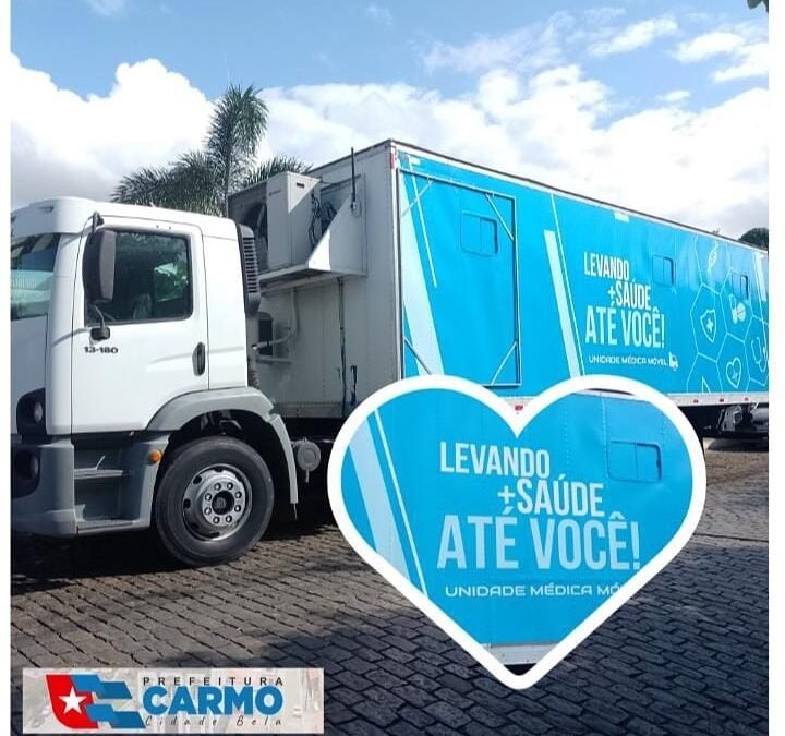 Prefeitura de Carmo divulga ações da Unidade Móvel