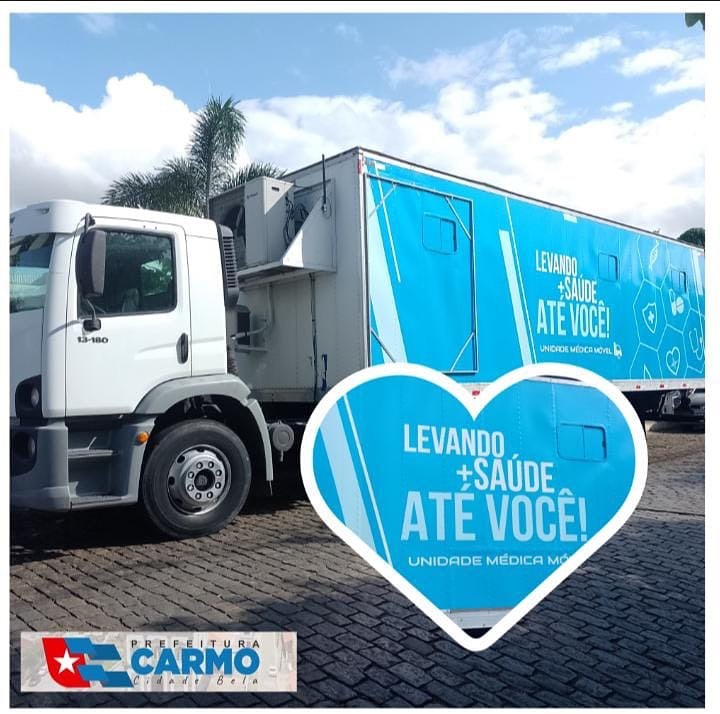 Prefeitura de Carmo divulga ações da Unidade Móvel