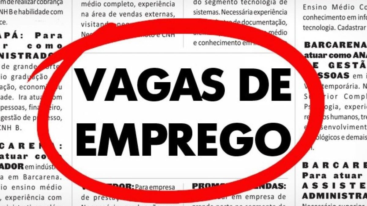 Banco de Empregos em Rio das Ostras oferece 594 vagas