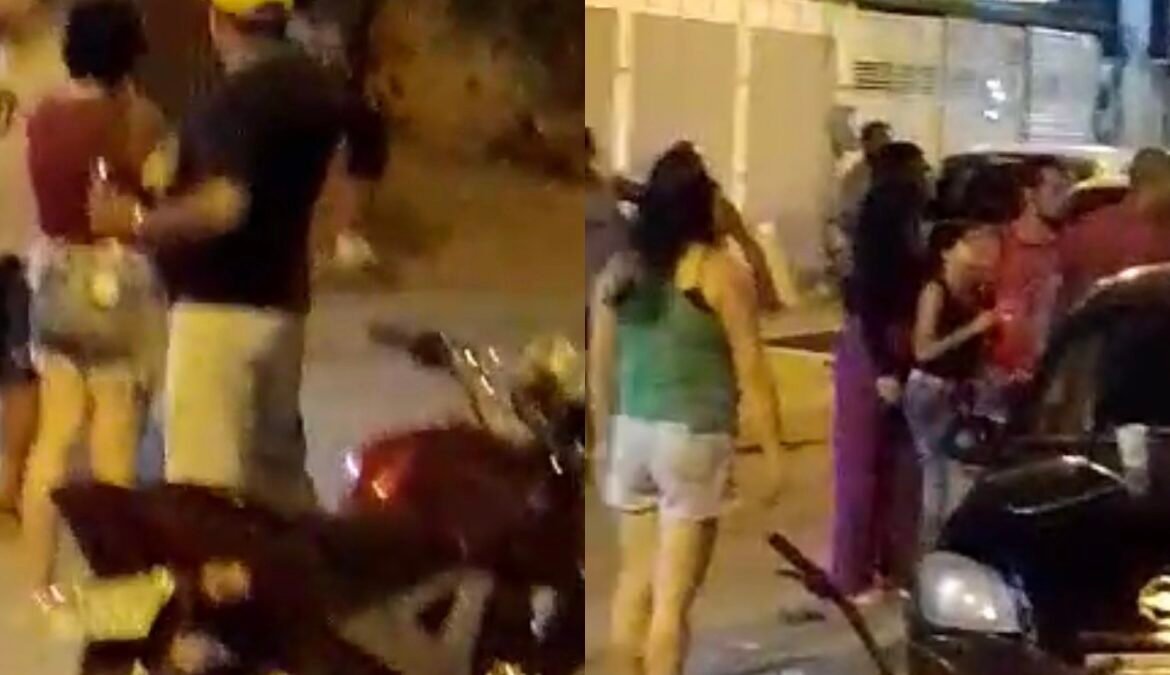 Motorista perde controle, bate em carro estacionado e arruma briga em Rio das Ostras