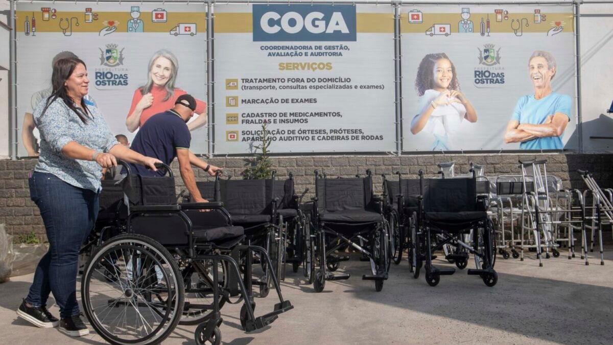 Rio das Ostras recebe cadeiras de rodas e equipamentos para saúde