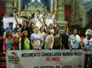 Atos no Rio de Janeiro lembram 30 anos da Chacina da Candelária