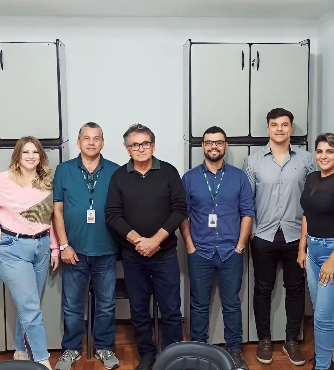 Representantes da Fundação CECIERJ comparecem a reunião com Prefeito Severiano Rezende
