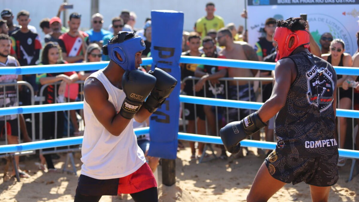 Sábado tem boxe na praia em Rio das Ostras