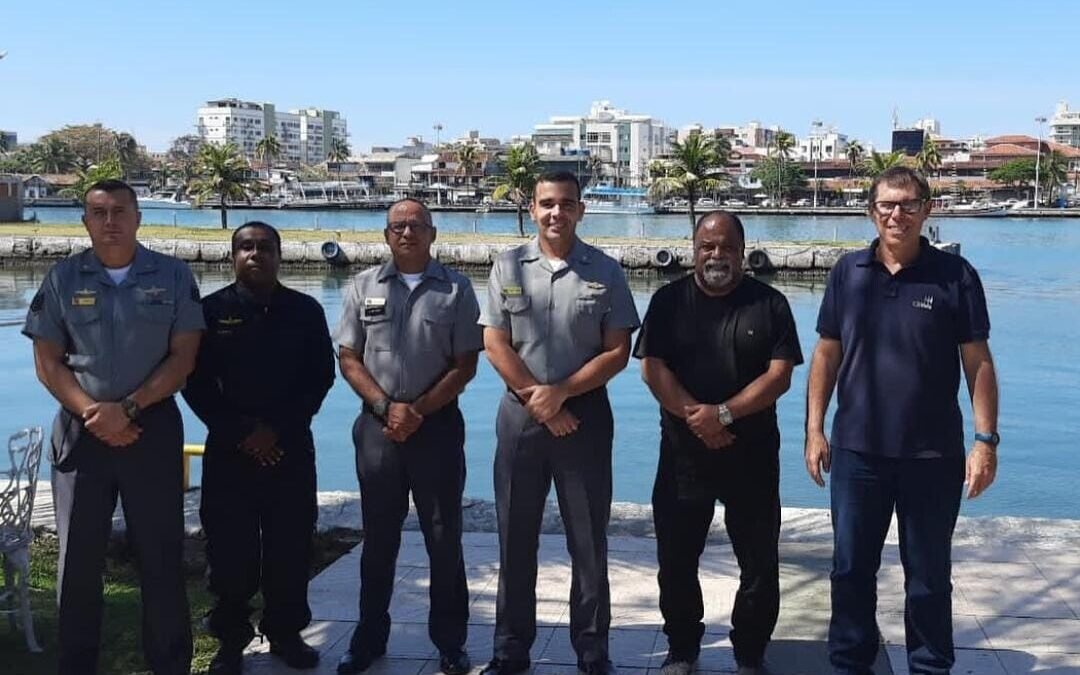 Reunião na Capitania dos Portos sobre o Campeonato Mundial da Juventude de Vela que acontecerá em dezembro