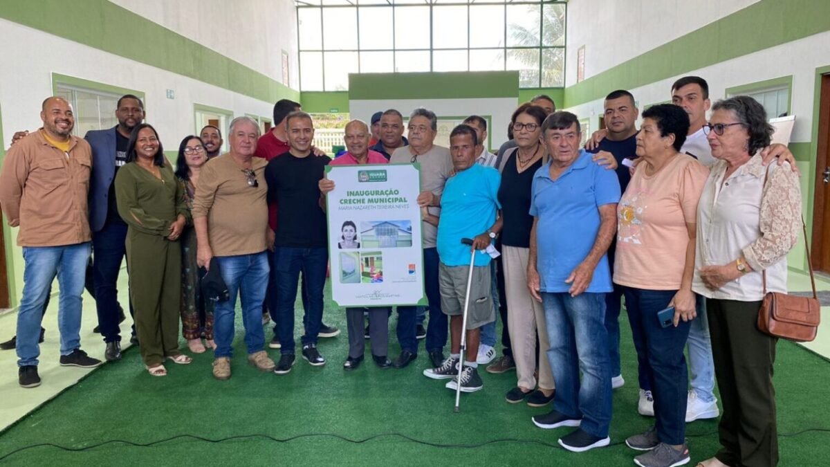 Prefeitura de Iguaba Grande inaugura nova sede da E. M. Maria Nazareth no bairro Jardim Solares
