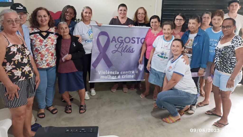 São Fidélis: Reunião de Serviço de Convivência e Fortalecimento de Vínculos sobre o Agosto Lilas