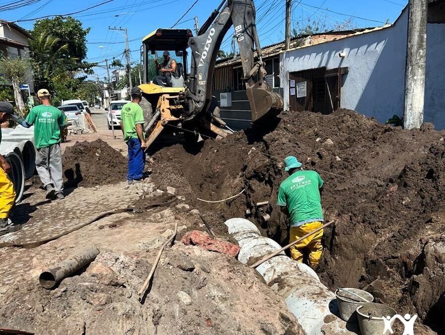 Secretaria de Obras segue realizando troca de manilhas em ruas de Barra de São João
