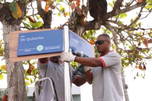 Saquarema ganha novas placas de rua contendo o CEP e o bairro