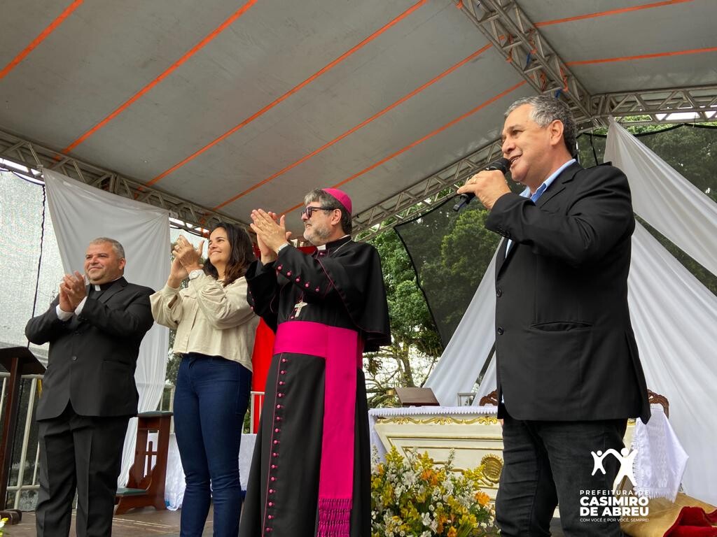Casimiro de abreu: Prefeito Ramon Gidalte participa da abertura oficial da 45ª Unidade Diocesana em Barra de São João