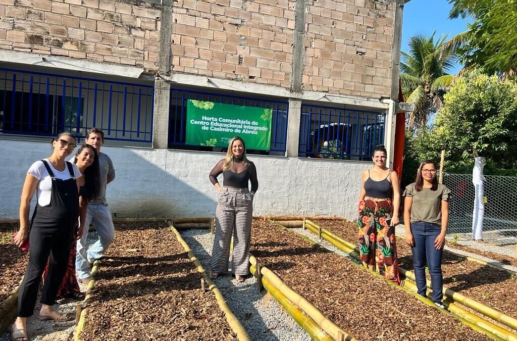 Centro Educacional Integrado de Casimiro de Abreu inaugura horta familiar