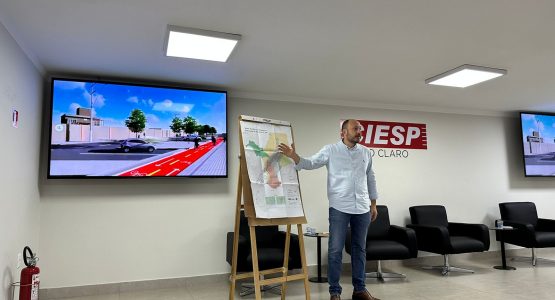 Gustavo apresenta projetos a empresários de rio claro