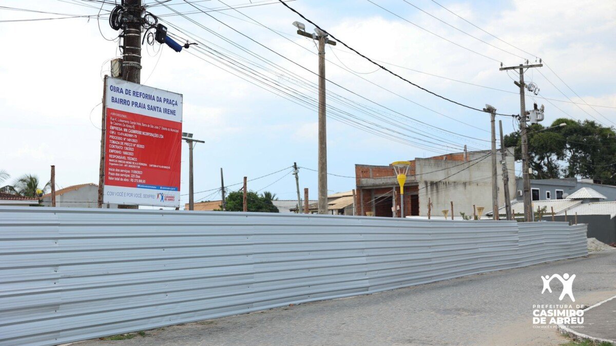 Prefeitura inicia reforma da praça do Bairro Santa Irene