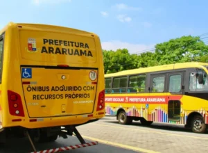 Frota escolar: novos ônibus são adquiridos pela Prefeitura de Araruama