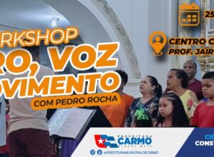 Workshop acontece no Centro Cultural Professor Jair Nunes Macuco