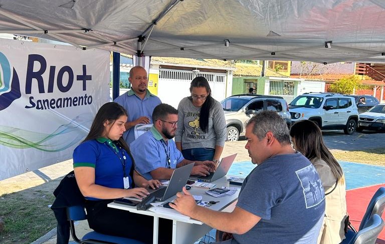 Rocha Leão, distrito de Rio das Ostras, recebe mais um atendimento itinerante da Rio+Saneamento neste sábado