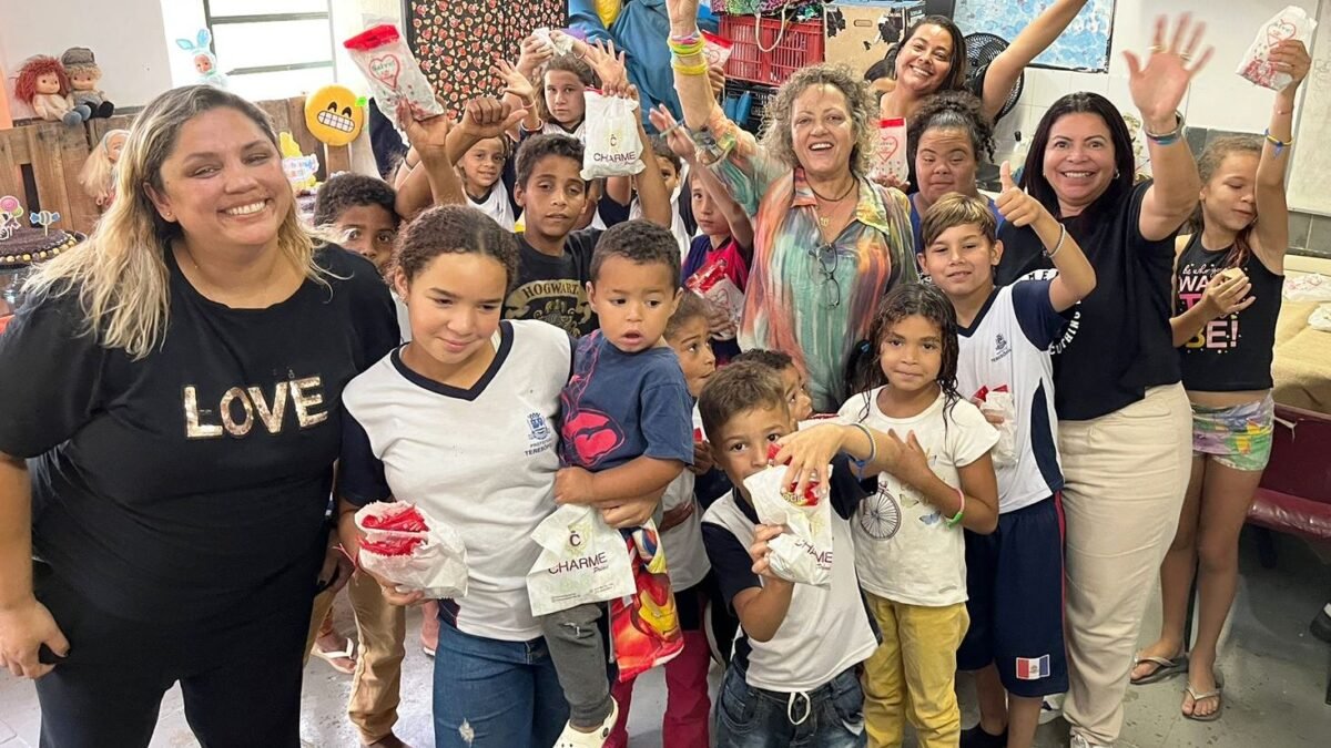 CRAS Fischer e Volante Ermitage comemoram o Dia das Crianças com 50 pequenos referenciados do seu Serviço de Convivência e Fortalecimento de Vínculos