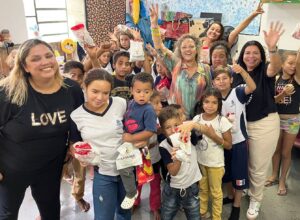 CRAS Fischer e Volante Ermitage comemoram o Dia das Crianças com 50 pequenos referenciados do seu Serviço de Convivência e Fortalecimento de Vínculos