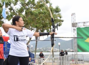 Torneio estudantil de tiro com arco agitou arena do Parque Nanci
