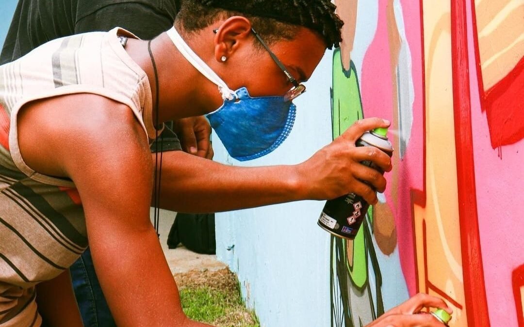 Búzios: Workshop de Grafite deixa muros do CRAS de José Gonçalves mais humanizado e acolhedor