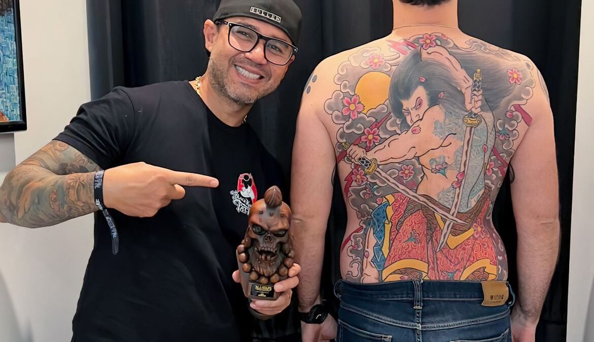 Carioca ganha maior prêmio de tatuagem dos Estados Unidos