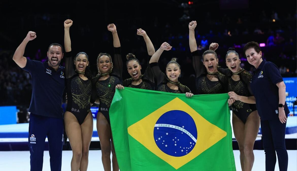Ginástica Artística: Brasil é prata na disputa de equipes femininas