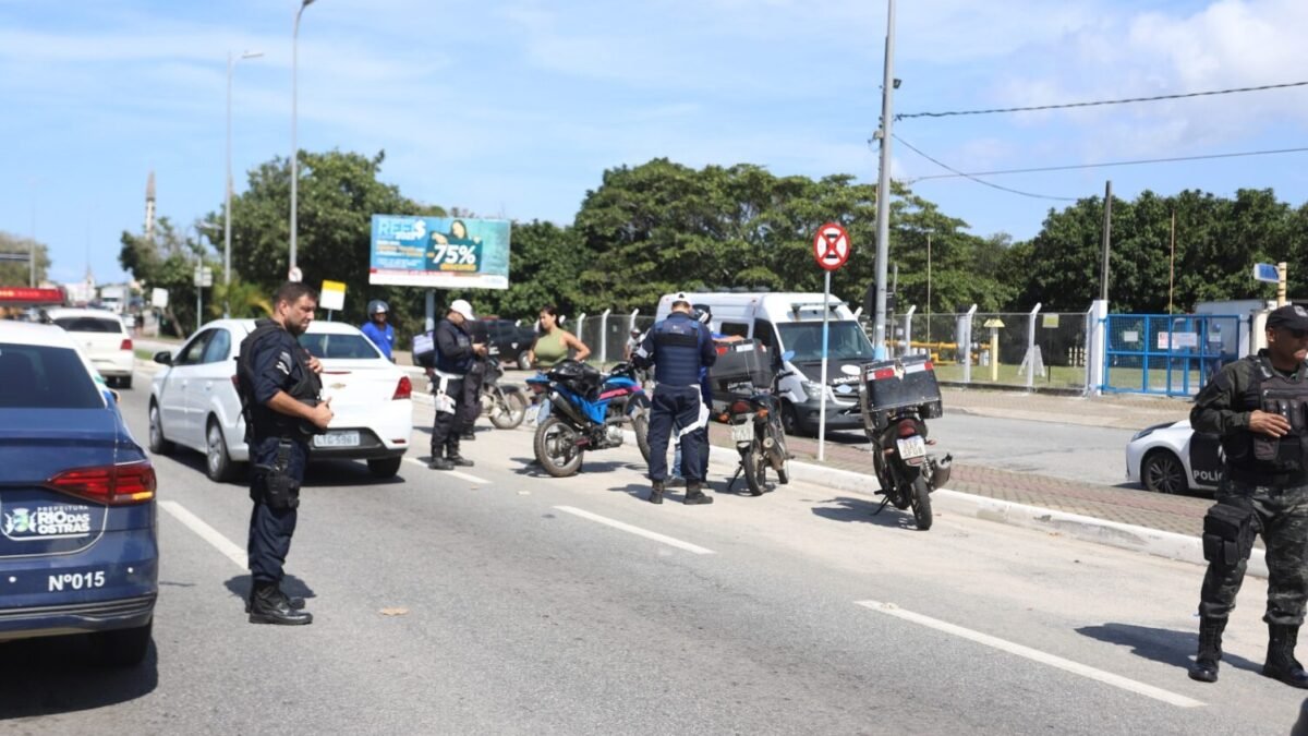 Rio das Ostras: Segurança deflagrou operação conjunta em véspera de feriado prolongado
