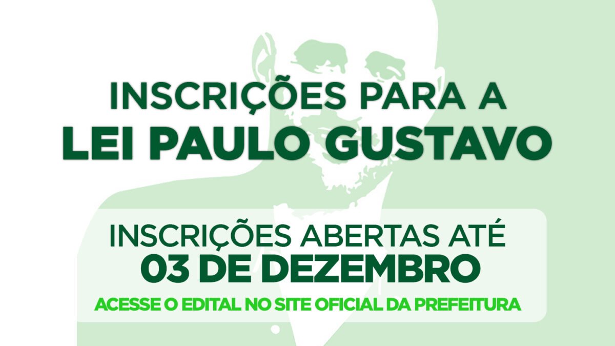 Lei Paulo Gustavo chega em Iguaba Grande