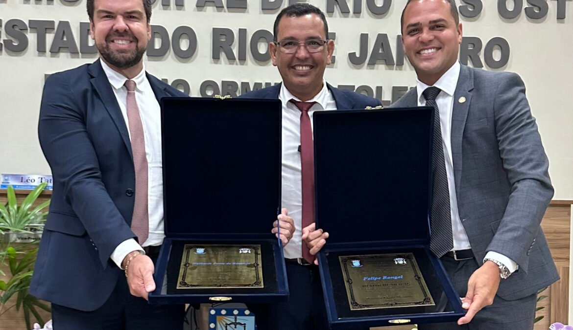 Sessão Solene da Câmara Municipal de Rio das Ostras homenageia pessoas importantes para o município