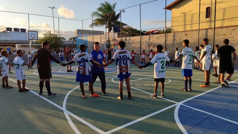 Revitalização da Praça Fabio de Sousa traz novas oportunidades esportivas e de lazer para Monte Alto