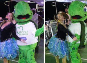 Luana Monalisa usa figurino de Saco de Lixo e sugere a sustentabilidade durante e pós carnaval