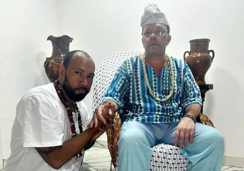 Daniel Zarmanno pede proteção espiritual para representar orixá Bara no Carnaval 2024