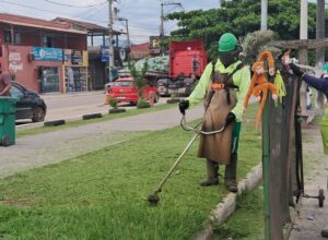 Mutirão de limpeza e ordenamento em Tamoios