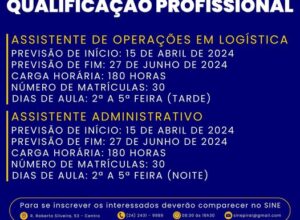 PREVISÃO DE INÍCIO ADIADA PARA 15/04!