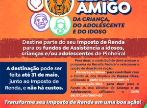 Prefeitura de Pinheiral incentiva doação do Imposto de Renda ao Fundo Municipal da Criança e do Adolescente e do Idoso