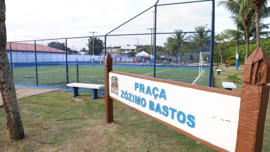 Nova Esperança recebe praça reformada