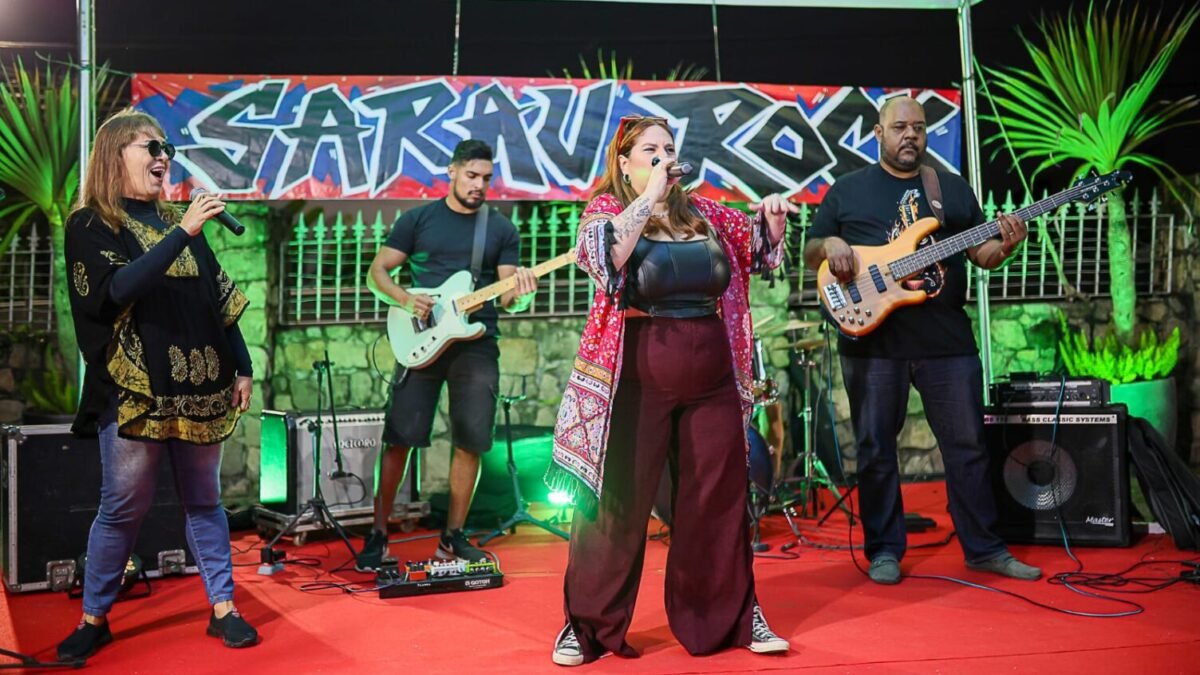 Sarau Literário reúne bandas em homenagem ao Dia do Rock, em Maricá