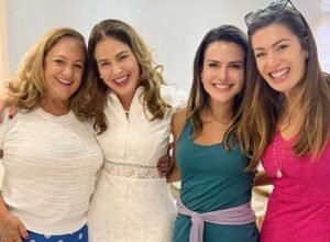 Dermatologista Kátia Volpe cuida da beleza de toda a família para a cerimônia de Júlia Vieira e Luigi César