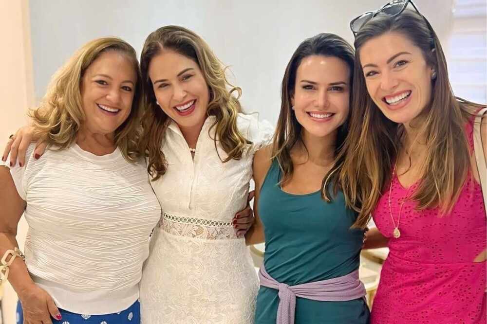 Dermatologista Kátia Volpe cuida da beleza de toda a família para a cerimônia de Júlia Vieira e Luigi César