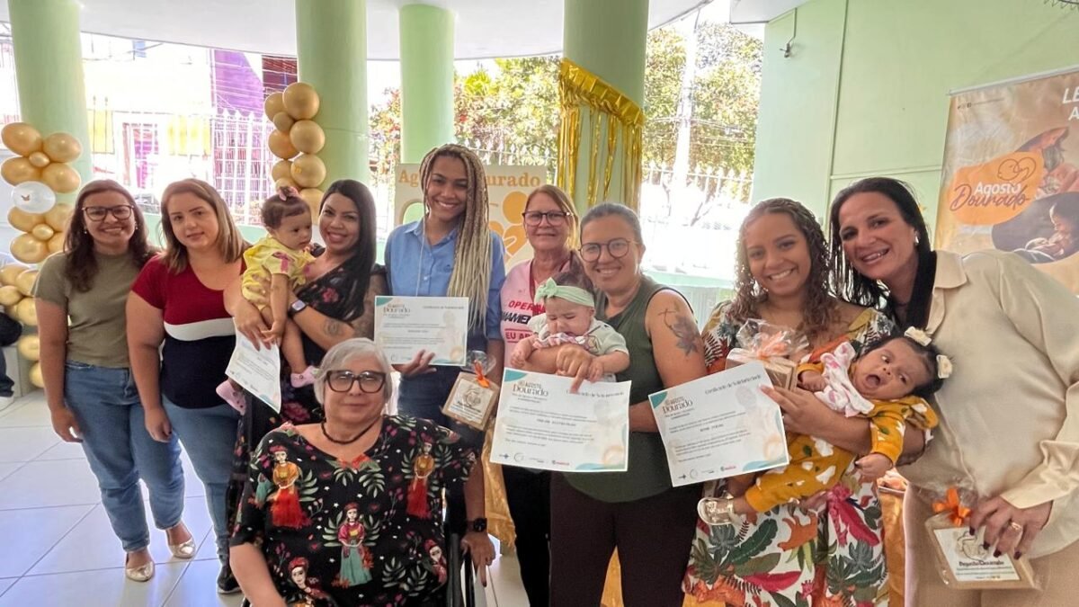 Agosto Dourado é marcado por diálogos e orientações sobre amamentação no Centro Materno Infantil