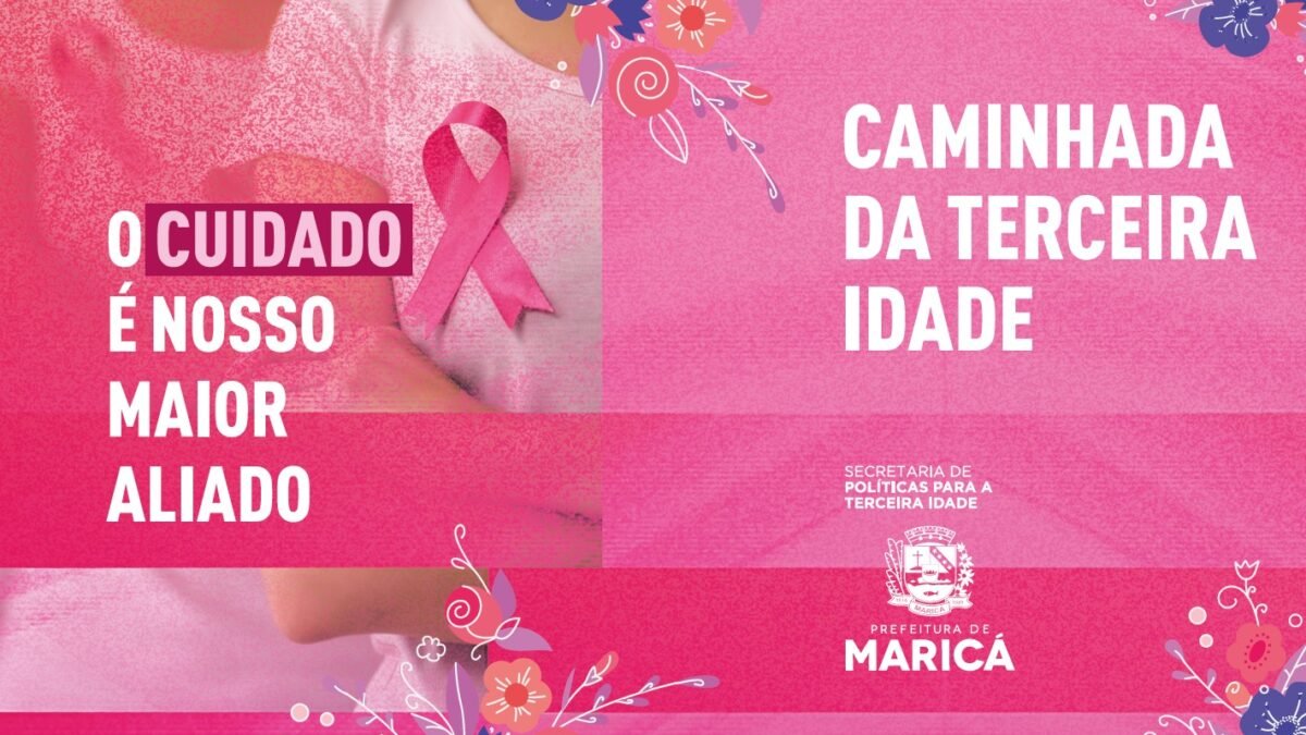 Caminhada Outubro Rosa em Maricá une saúde e conscientização na Terceira Idade