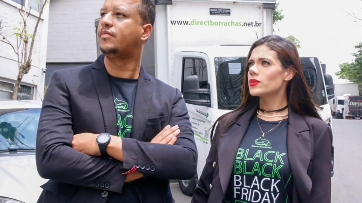 Jéssica Vieira e Adriano Rocha da Direct Borracha trazem novidades para a Black Friday 2024