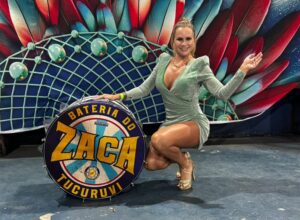 Ísis Camargo, empresária de Sorocaba brilha em noite de samba na Tucuruvi