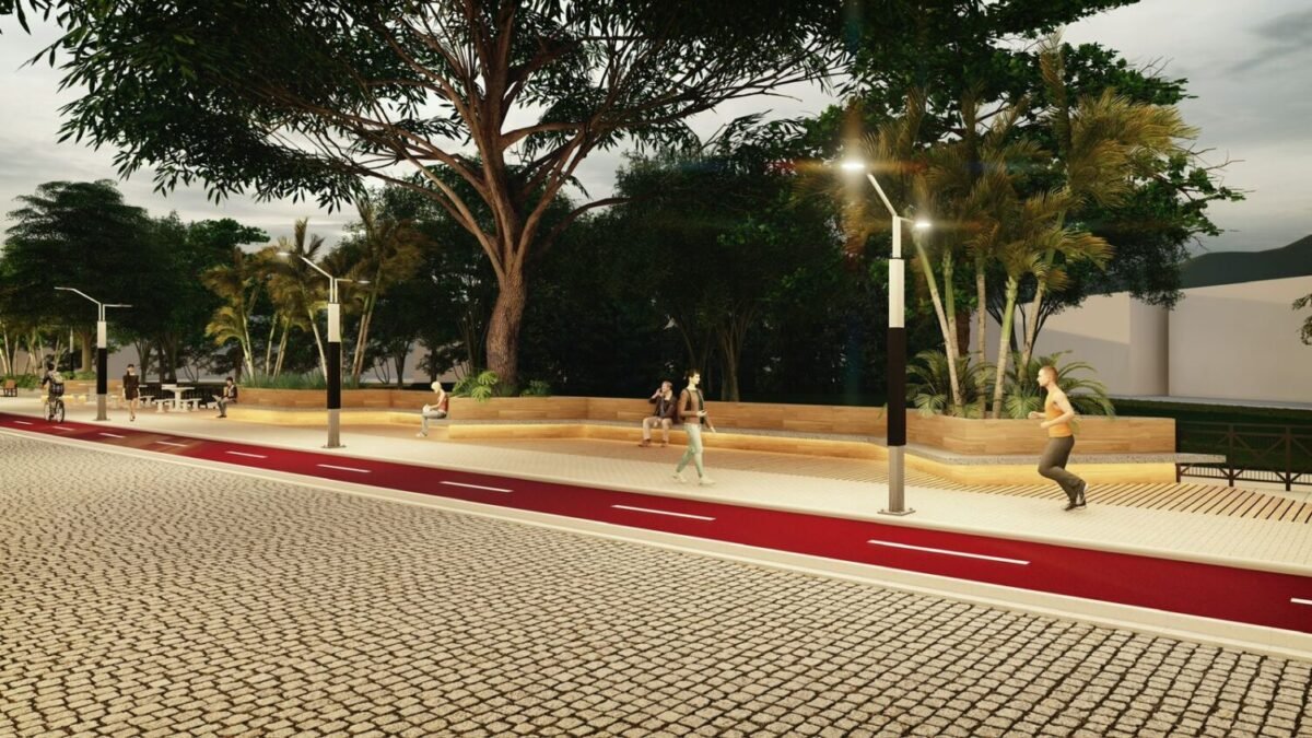 A Prefeitura de Casimiro de Abreu iniciou a revitalização e urbanização da ciclovia da cidade