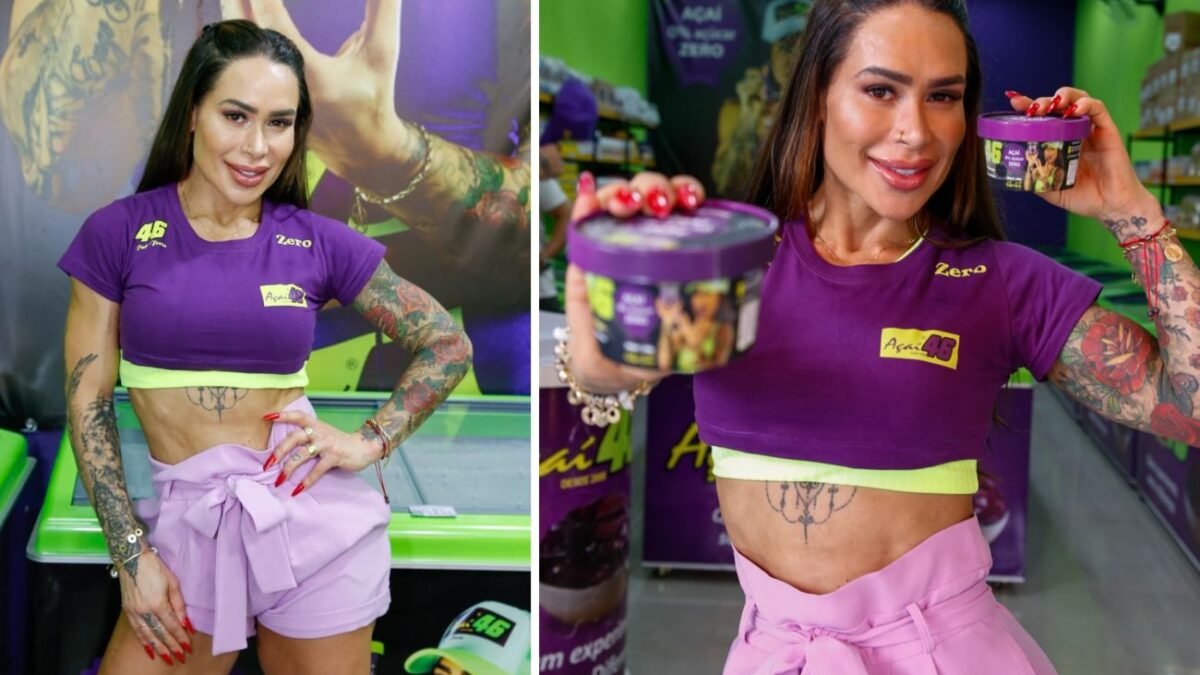 Fabi Frota inova com parceria com a marca Açaí 46 e lança na Granja Viana o Açaí 46 Zero