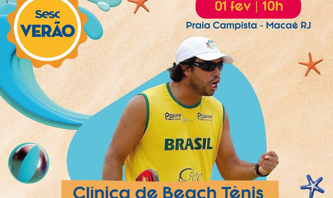 Sesc Verão Macaé 2025: atividades esportivas na Praia Campista têm início neste final de semana